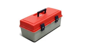 15/17 Inches Iron/Rubber Toolbox With Steel Lock Rollinng Box