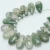 Import 15X7 MM Pair Natural Green Moss Agate Smooth Teardrop,Loose Gemstone Bead,Earring,Fashionable Jewelry,Handmade from India