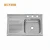Import 16 gauge single american style used stainless steel kitchen sink for sale from China