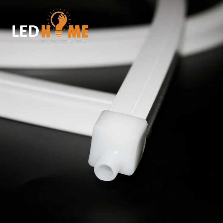 16*16mm milky  Flexible bendable silicon neon tube light