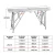 Import 1.6m Thickened Household Folding Platform Stool Scaffold Scraping Putty Decoration Folding Horse Stool from China