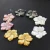 Import 16MM Natural engraving mother of pearl flower shell natural sea shell bead from China
