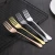 Import 18/0 Gold Restaurant Stainless Steel Dinnerware Set from China