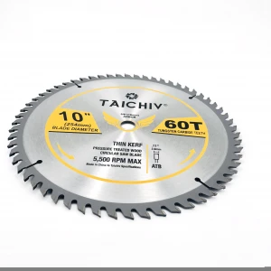 18inch Microtouch Circular Saw Blade with Low Noise 450mm 60 teeth TAICHIV HSS M2 Circular Saw Blade