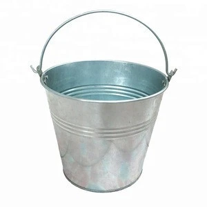 1L 2L 3L 4L 5L 6L 7L 8L 9L 10L 11L 12L 13L 14L 15L liter galvanized cleaning metal bucket zinc ice bucket with handle