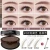Import 2 in 1 Eyebrow Powder Double Colors Eyebrow Template Stencil Eye Brow Seal Eyeshadow Beginners Necessary Brow Stamp NC0991 from China