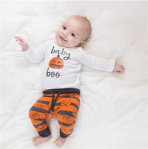 2 piece long sleeve kids clothes new born boys baby clothing set