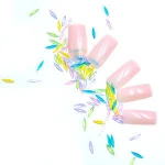 2 sizes colorful rhinestone horse eye shape Irregular stone nail art decorations