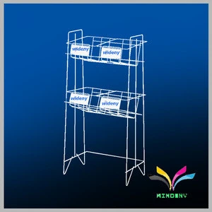 2 tiers knock down design library book shelving
