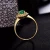 Import 20+ Years Fine Jewelry Manufacturer,Oval Cut Emerald Gold Wedding Ring from China