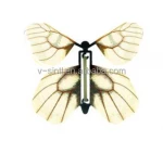 2015 Hot sale decorations paper craft paper butterfly flying magic make surprise happy funny small gifts toys