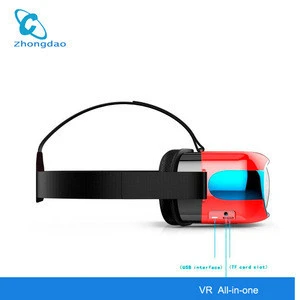 2017 vr All-in-one cheap virtual reality 3d video glasses support Wifi 2.4G Bluetooth 4.0 Battery Endurance 3.5 hours