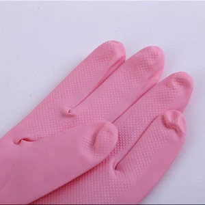 2018 hot sell household work gloves latex gloves rubber gloves