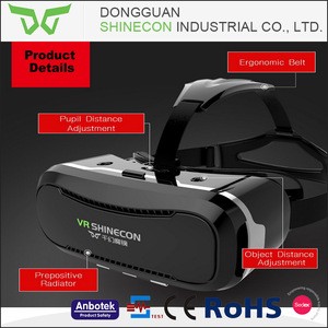 2018 hot selling virtual reality vr 2.0 3d glasses for 3d movies