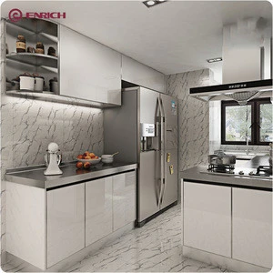 2018 Popular design home furniture smooth surface kitchen cabinet