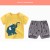 Import 2019 cheap baby cotton fashionable boutique clothes clothing sets short sleeve t-shirt+pants from China