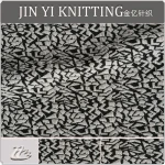 2019 Fancy Fabric Hot Selling Melange Design TR Stretch Knit Jacquard double sided fabric