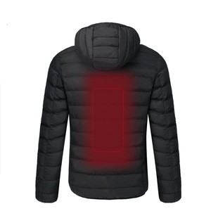 2019 Wholesale fashion handsome warm ski  down battery military puffer heated jackets for men