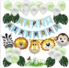 2020 Happy Birthday Party Decoration Animal Birthday Party Supplies
