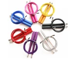2020 hot sale aluminum handle adjustable length high speed jump rope for fitness training crossfit