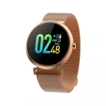 2020 New Arrival female smart watch milanese strap smart fitness watch blood pressure heart rate monitor CE ROHS certified