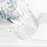 2020 New Full Circle Rhinestones Crystal Bride Tiaras Queen Princess Pageant Diadem Crown Wedding Hair Jewelry Accessories