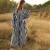 Import 2020 New Latest Designs Floral Printed Lady Woman Stripes Casual Dress Long Maxi Boho Beach Dress from China