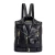 Import 2020 NEW Wholesale Designer fashion PU leather rivet black ladies jacket collar style backpack bag from China