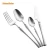 Import 2020 OEM new matte shiny gold plated 304 stainless steel cutlery silverware set flatware from China