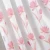 Import 2020 rod pocket pink embroidery floral tulle curtain for window two layer sheer curtain with valance from China