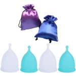 2020 supplier   wholesale   menstrual cup silicone bag   women   100% medical  menstrual cup silicone