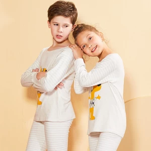 2020 Trendy Cartoon Children&#x27;s Pajamas Suit Baby Boys Sleepwear Girls Clothing Sets Kids Pyjamas Sport Clothes Suit 100% Cotton