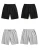 Import 2021 Fashion Cotton Spandex Mens Sport Shorts Fitness Gym Knitted Workout Sweat Training Shorts from China