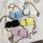 2021 fashion summer pure color female flap pu leather purses and handbags 2 pieces set handbag