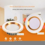 2021 New Factory Price Modern 220V Plastic Aluminum SMD 3W 5W 7W 12W Ceiling Recessed Led Down Light