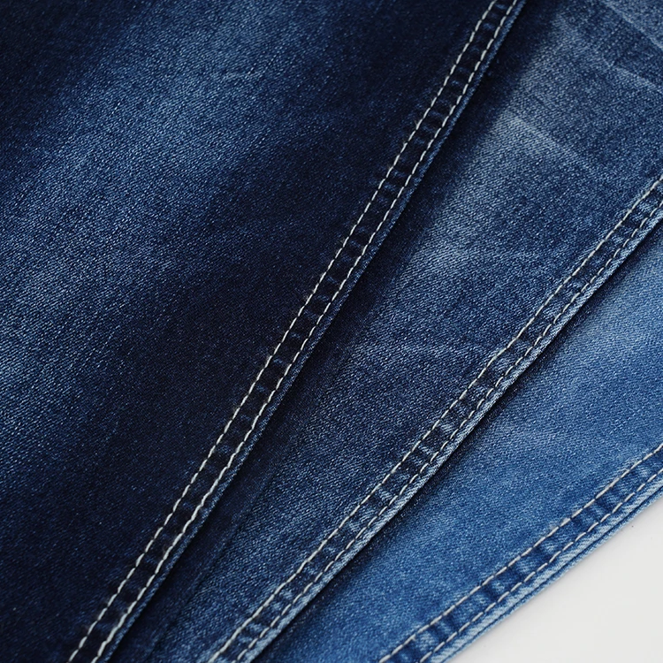 2021 S/S 9.6 oz washed 3/1 denim fabric Premium verified fabric jeans wholesale stretch denim fabric suppliers