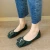 Import 2021 YS drill widened plus size flat shoes flat shoes women Womens Flats from China