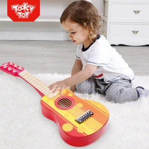 21 Inch 6 Strings Mini Toy Craft Wooden Miniature Toy Acoustic Guitar