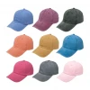 22 Colors Blank Washed Cotton Hat 6 Panel Dad Hat Baseball Cap for Women Men