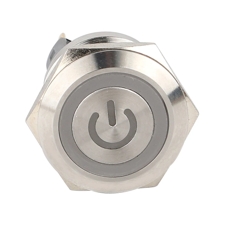 22mm waterproof stainless steel push button switch 1NO 1NC elevator push button
