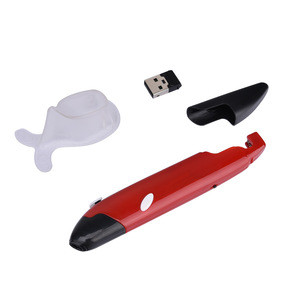 2.4ghz Pen Shape Handheld Wireless Mouse, multi-functional pen mouse DPI 1600 4 buttons