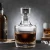 Import 26 oz Factory Wholesale Lead Free Crystal Plain Custom Whiskey Decanter from China