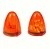 Import 3 9/16 x 3 1/16 Inch Amber Bullet shaped 19 Leds DOT Side Marker Cab Tail Lamp Light Truck Trailer from China