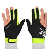 3 fingers Best manufacture snooker gloves fashion design billiard gloves comfortable cue