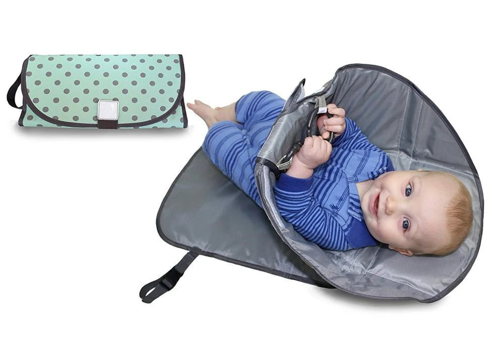 3 in 1 Baby Changing Cover Pads Travel Portable Infant Foldable Urine Mat Waterproof Nappy Bag Diaper Cover