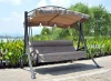 3 seater sweet hanging chair for home with flouncing cover patio swing with canopy