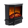 3 side view China freestanding electric fireplace stove