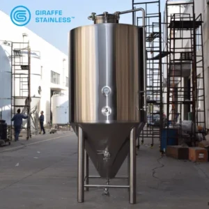 304 Stainless Steel Fermenter Bright Tank Brewery Beer Fermentation Dimple Jacket