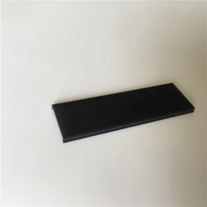 32mm black polycarbonate light diffuser cover for aluminum led profile