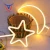 Import 3AA battery powered led neon lights star lightning signs for bedroom decoration warm white from China